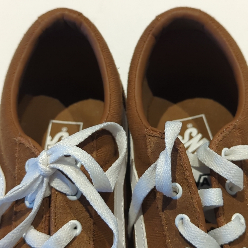 Vans Old School Sneakers Sz 7 Unisex Skater Lace Up Flat Soles Leather Canvas View 6